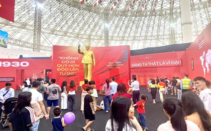 Sức hút lan tỏa từ Triển lãm 80 năm Thành tựu đất nước